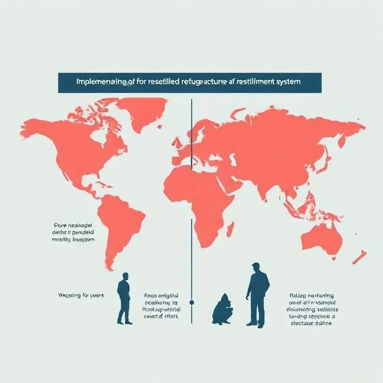 재정착 난민 수용의 실행 단계와 정착 시스템 구조